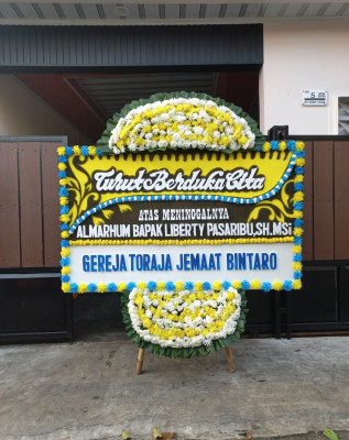 Papan Bunga Duka di Bojongjengkol